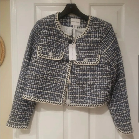 Christian Lacroix Revolve Tweed Cropped Blazer - HOST PICK Jan, 2025!!! ❤️ - Picture 2 of 4